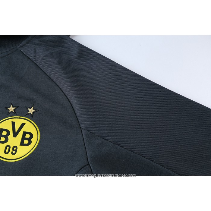 Giacca con Capucha Borussia Dortmund 2021 2022 Grigio